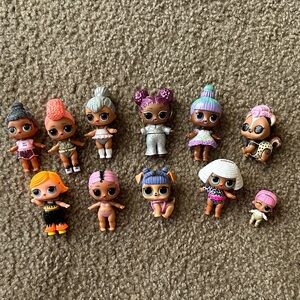 L.O.L. Surprise! Dolls Set - Pink, Purple, Orange, White